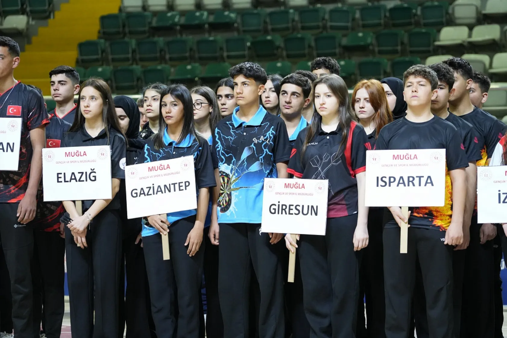 Muğla'da Okul Sporları Dart Türkiye Birinciliği başladı