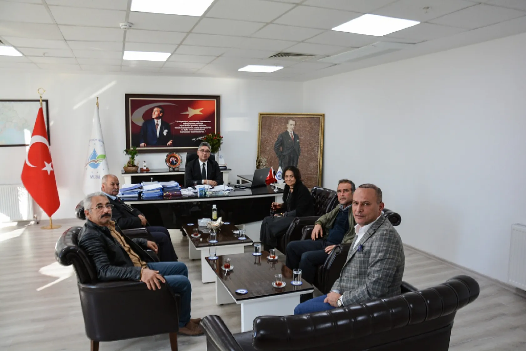 Milas ve Menteşe Muhtarlarından Genel Müdür Şengül'e Ziyaret