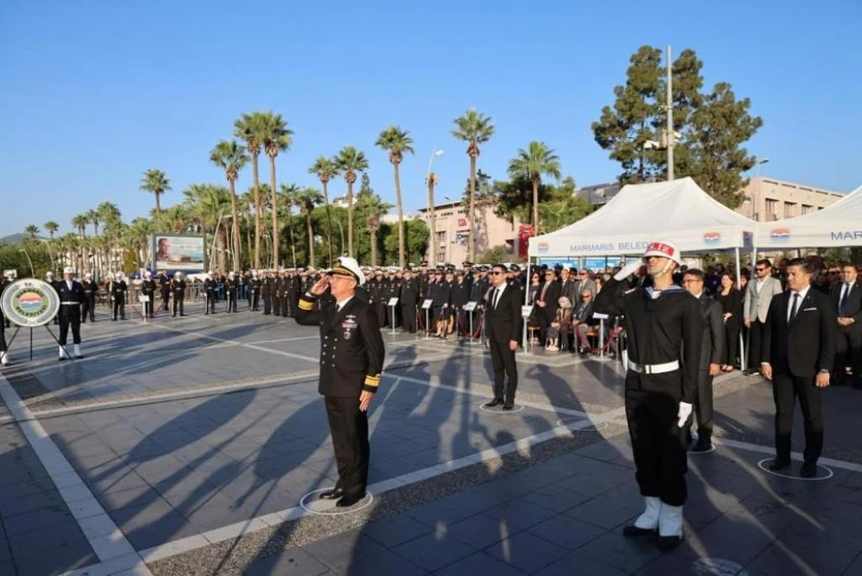 Marmaris'te 10 Kasım Anma Töreni