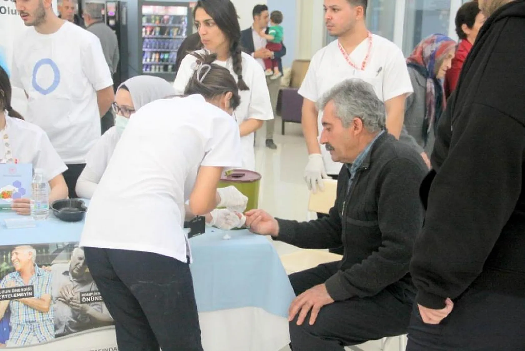Diyabet Günü nedeni ile stant kuruldu
