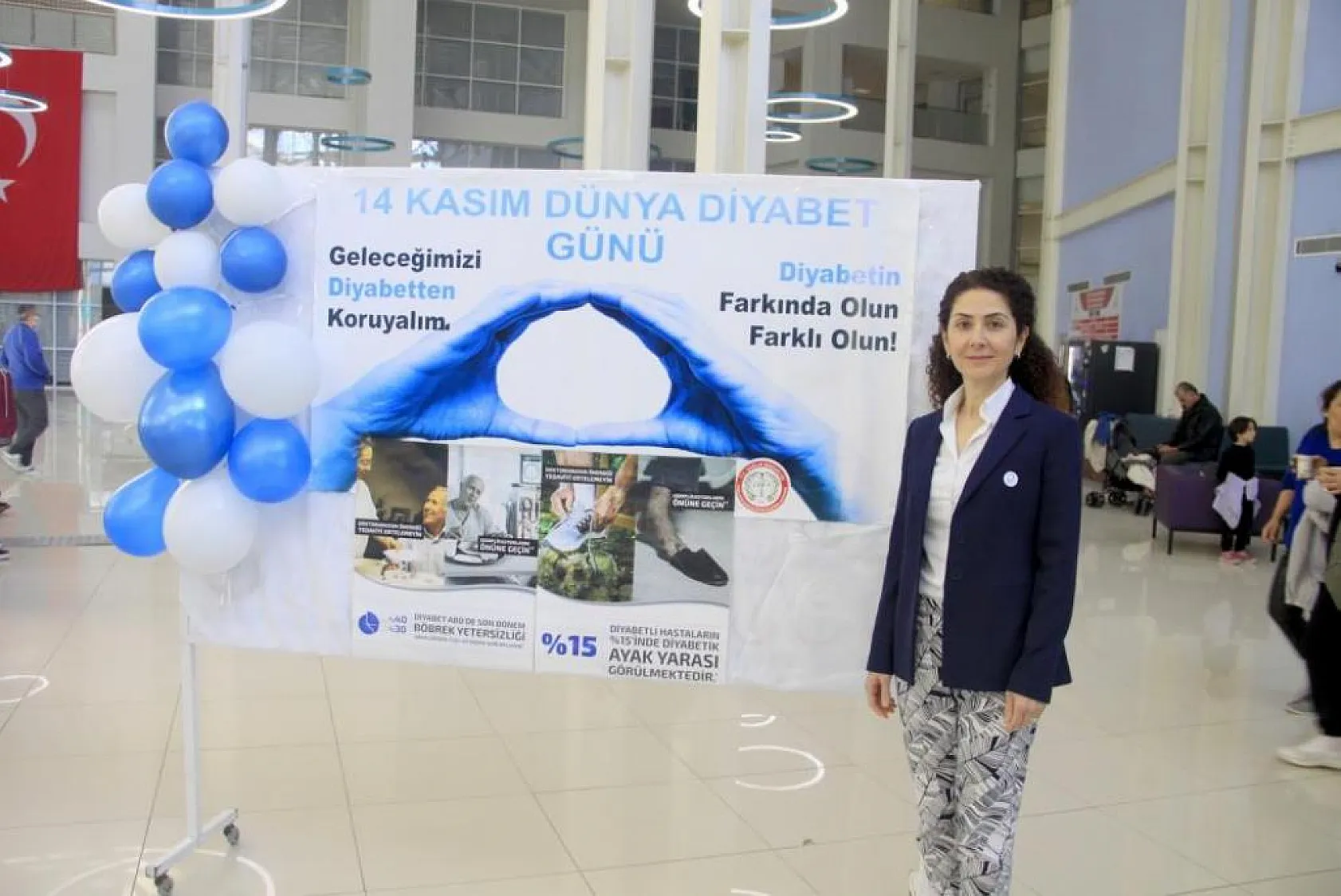 Diyabet Günü nedeni ile stant kuruldu