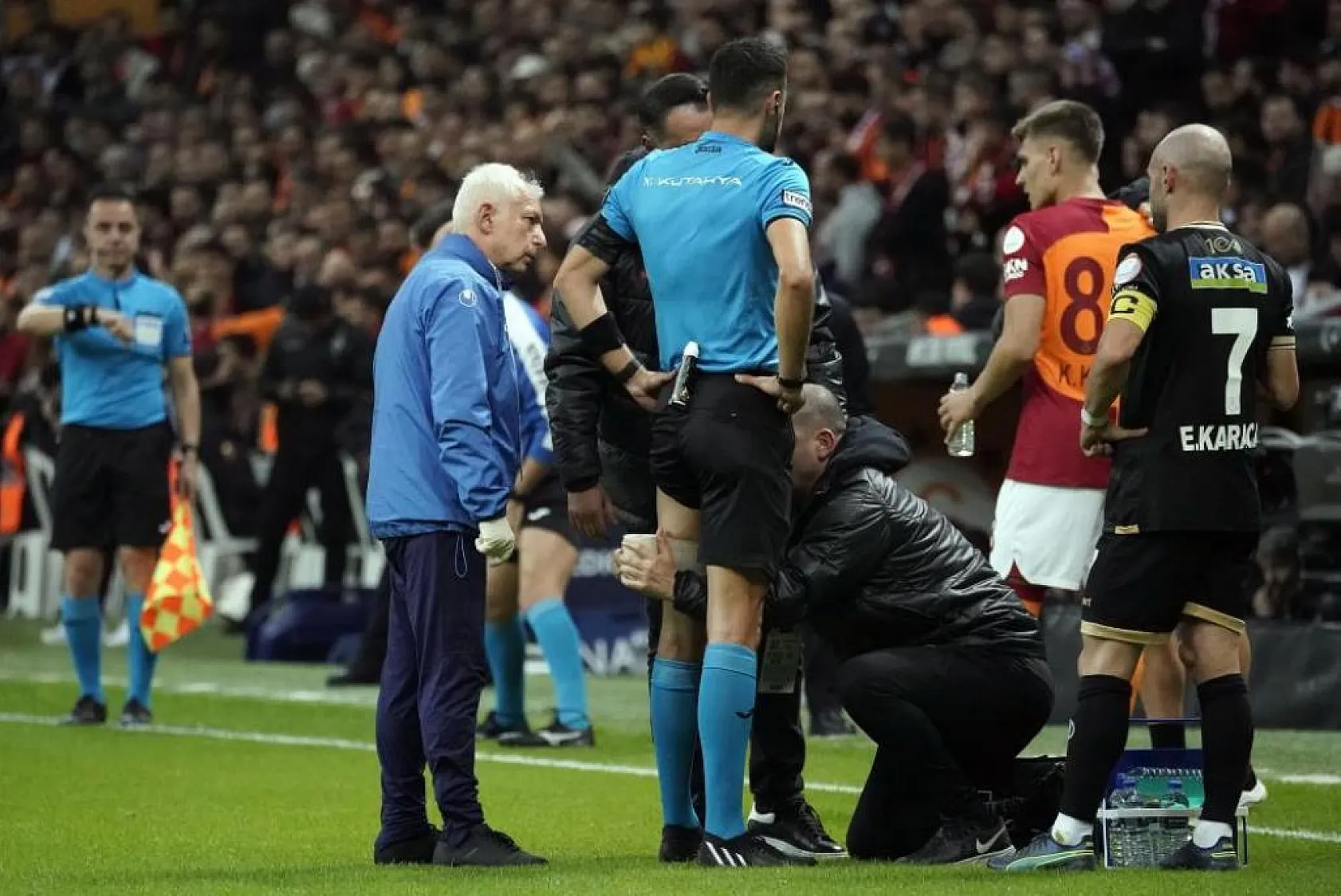 Sahalarda ender görülen olay! Hakem sakatlandı, maça devam edemedi..