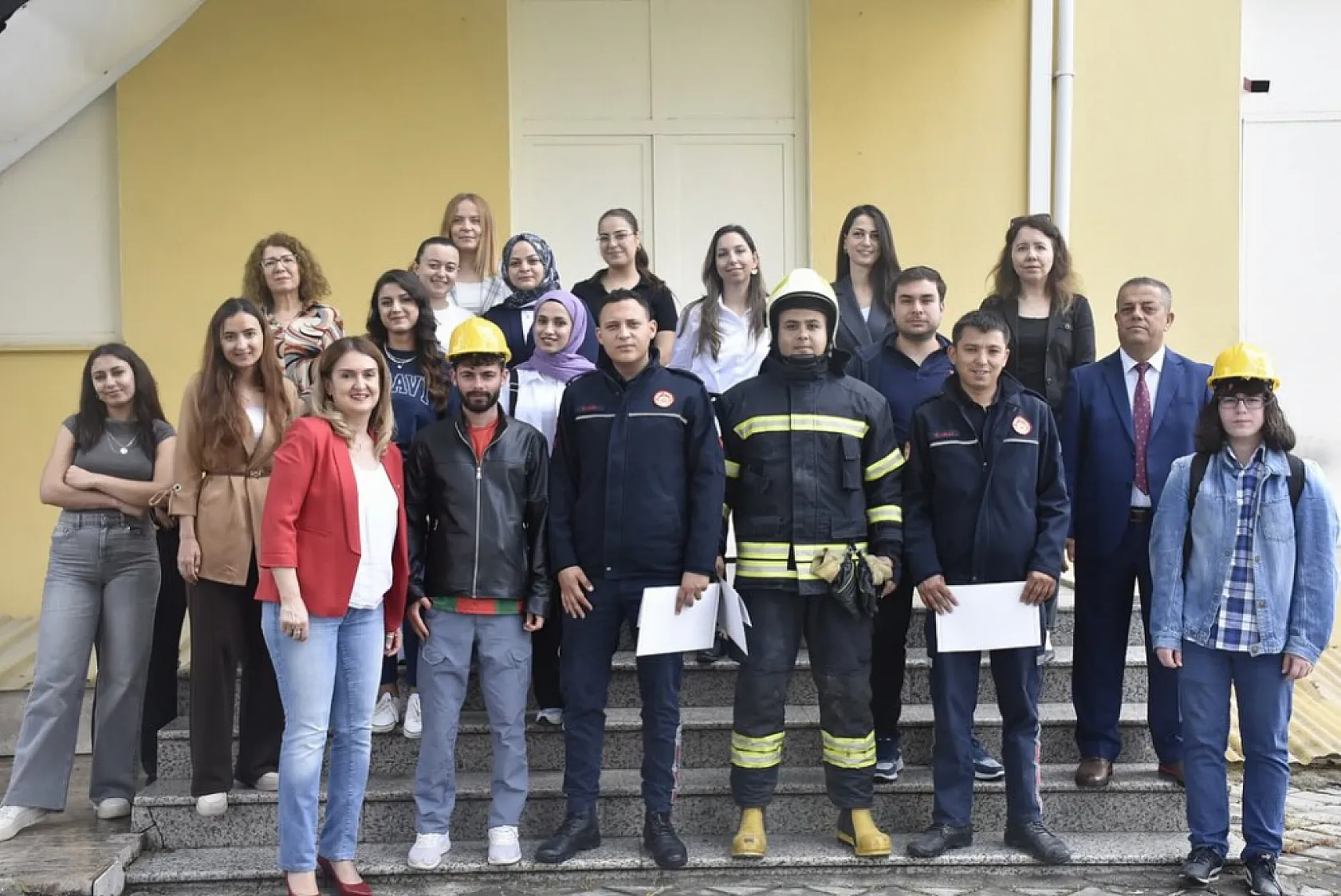 Köyceğiz'de Yüksekokul personeline yangın eğitimi verildi