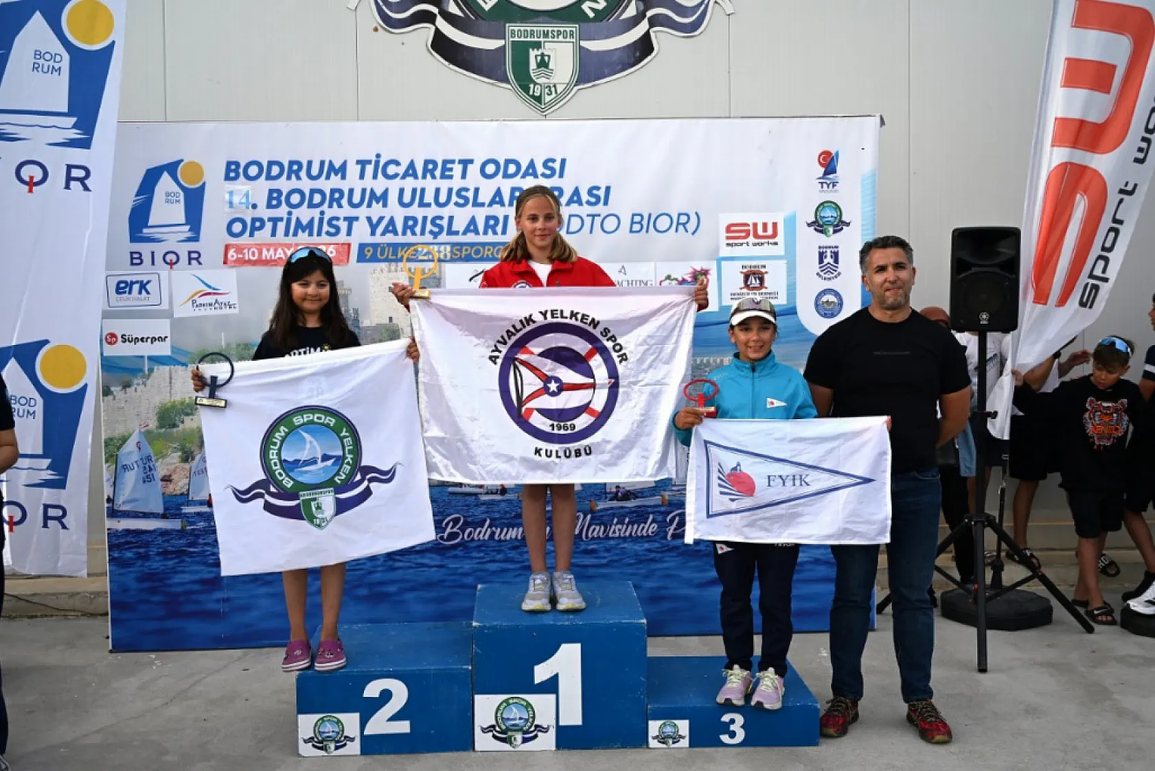 Bodrum Ticaret Odası 14. Bodrum Uluslararası Optimist Yarışları sona erdi