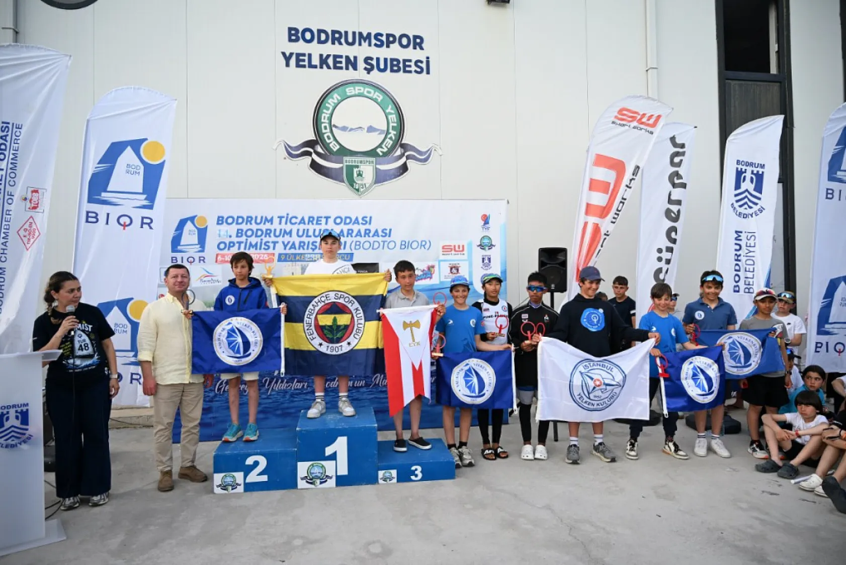 Bodrum Ticaret Odası 14. Bodrum Uluslararası Optimist Yarışları sona erdi