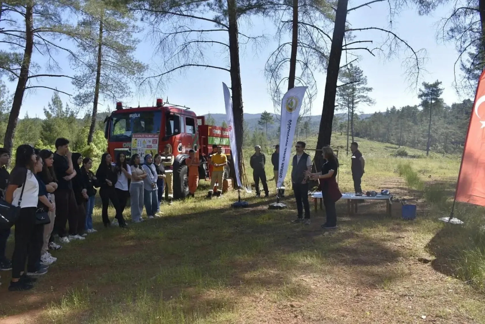Köyceğiz'de Yüksekokul öğrencileri sahada uygulama yaptı