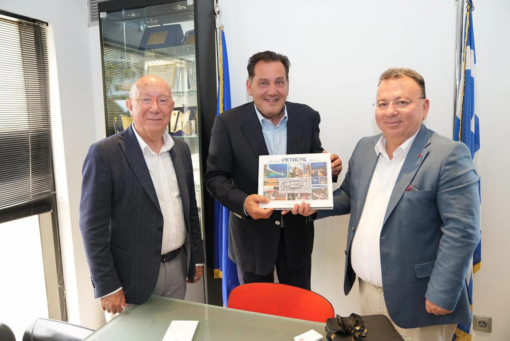 Fethiye'den Rodos'a Giden Heyet Turizm İş Birliği İçin Temaslarda Bulundu