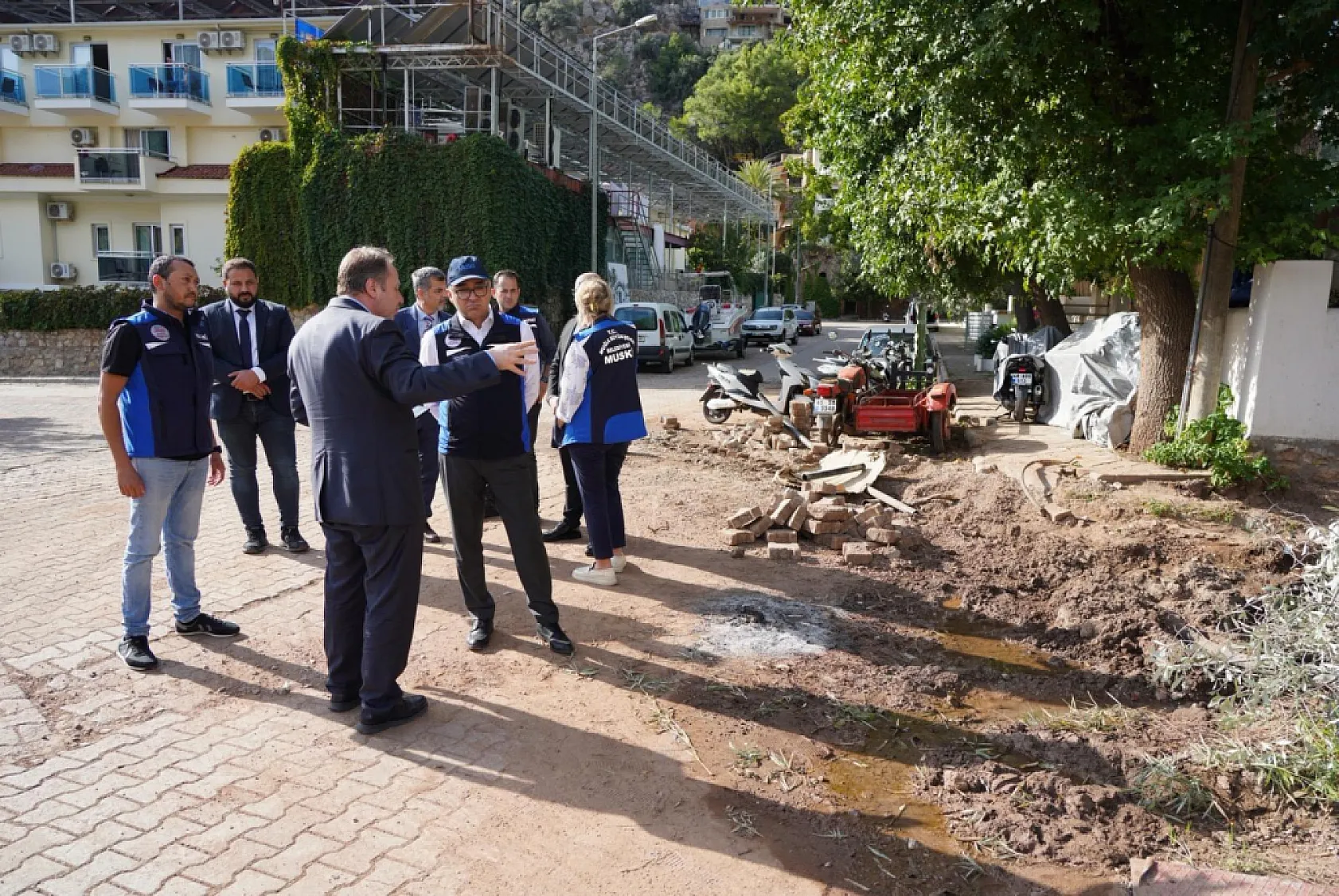 MUSKİ Genel Müdürü Şengül Saha Çalışmalarına Fethiye'de Devam Etti