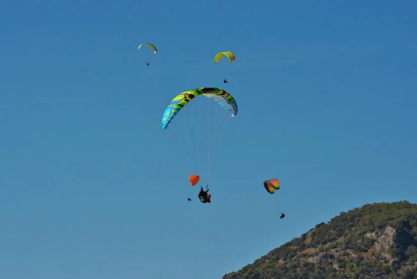 Fethiye'de Ölüdeniz Hava Oyunları Festivali'nde 6 bin 965 uçuş gerçekleştirildi