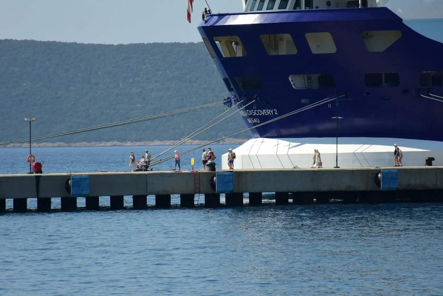 Marella Discovery 2 kruvaziyeri 1708 yolcusuyla Bodrum'a geldi