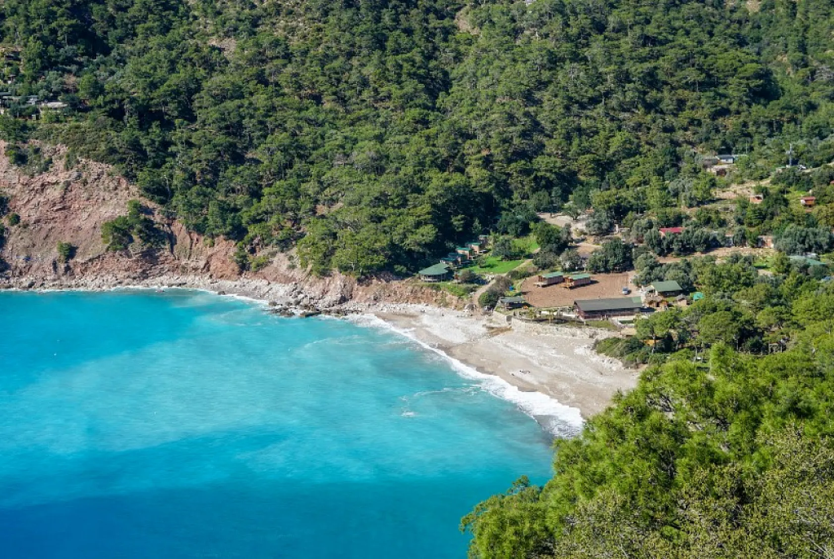 Fethiye'de doğa harikası bir destinasyon: Kabak Koyu