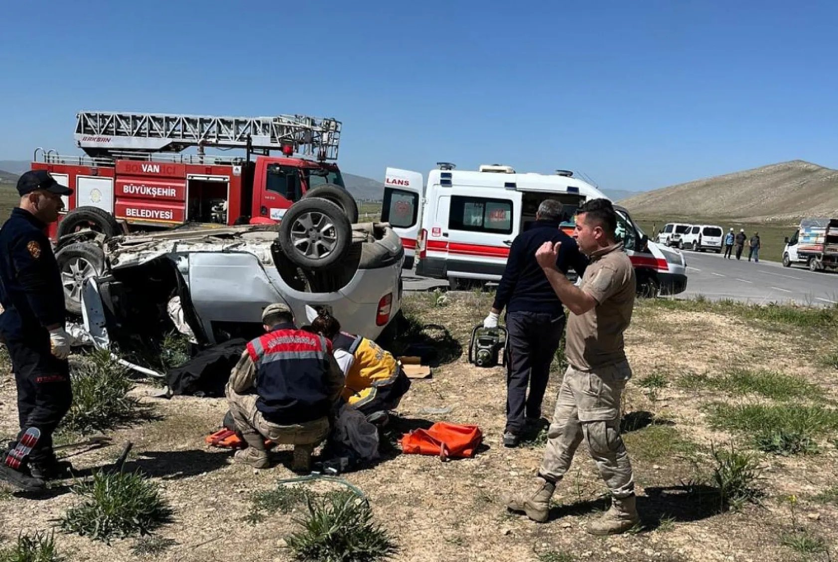 Feci trafik kazası: 4 ölü, 2 yaralı
