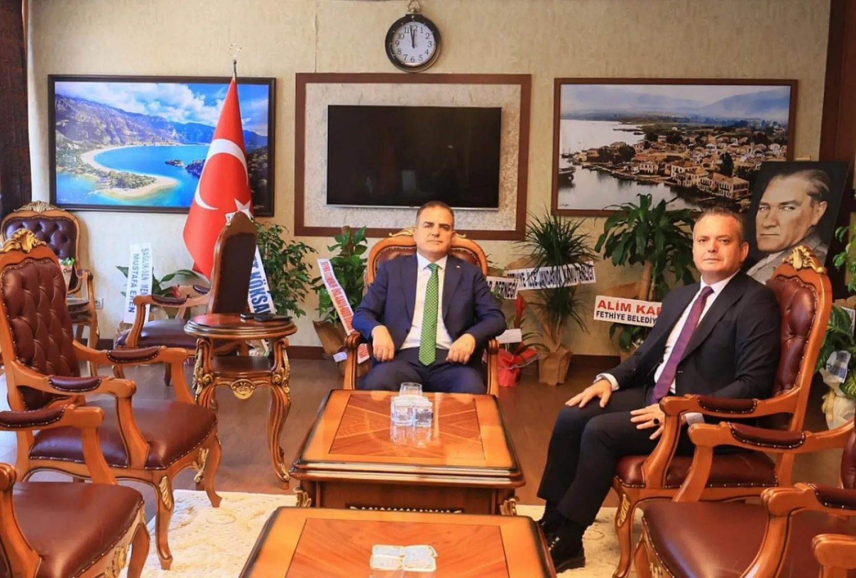 Vali Akbıyık'tan Fethiye Kaymakamı Fatih Akkaya'ya Ziyaret