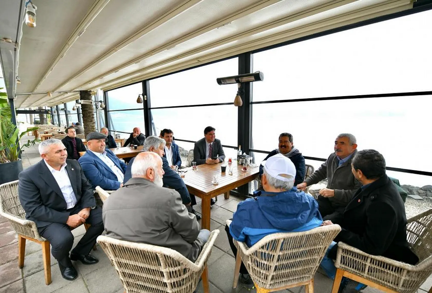 Başkan Alim Karaca Muhtarlar İle Kahvaltıda Bir Araya Geldi