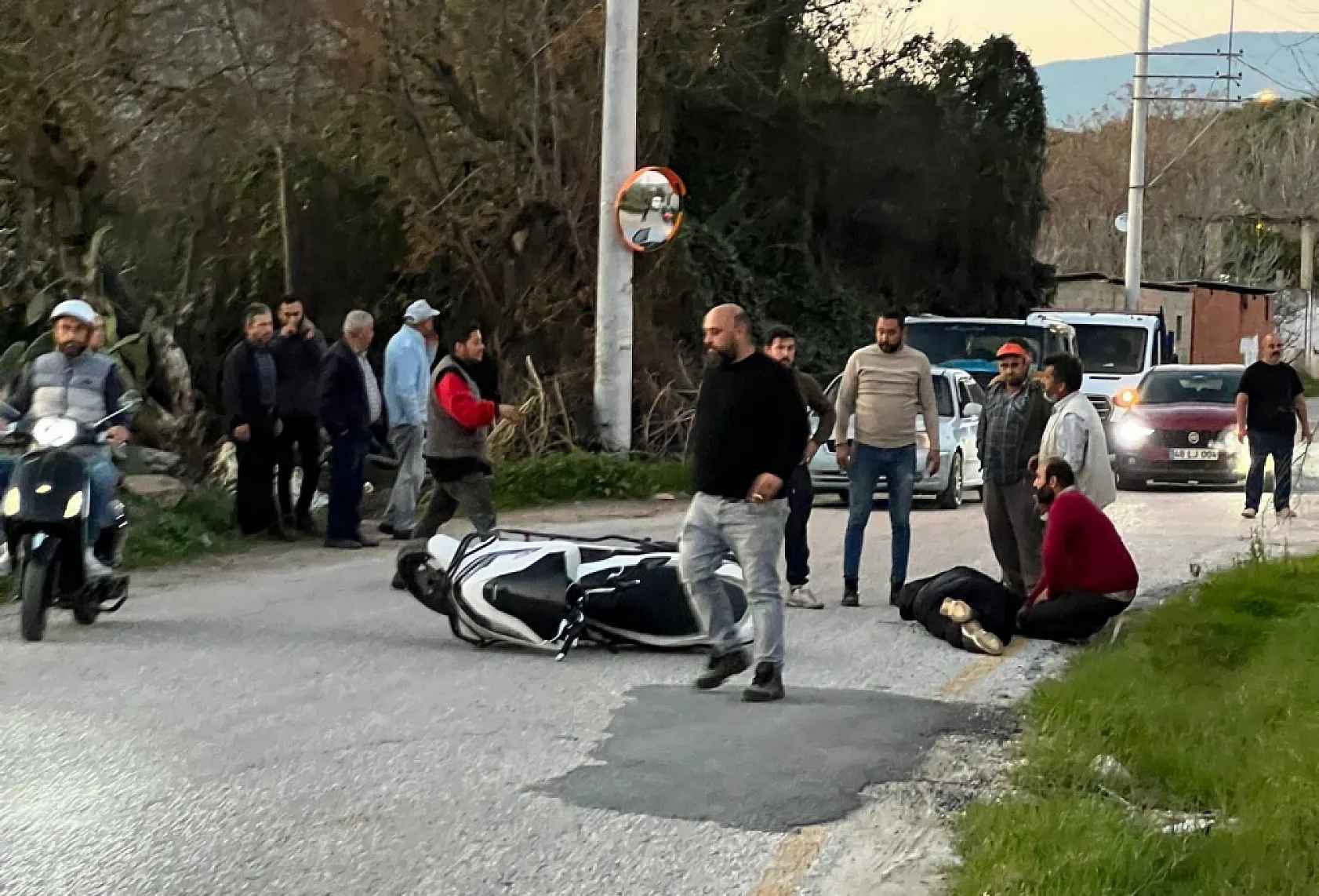 Milas'ta trafik kazası: 1 yaralı