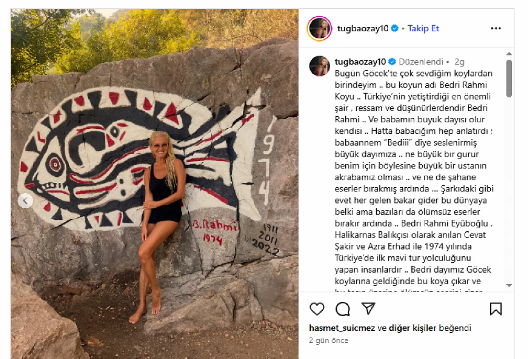 Tuğba Özay'dan Duygusal Göcek Paylaşımı