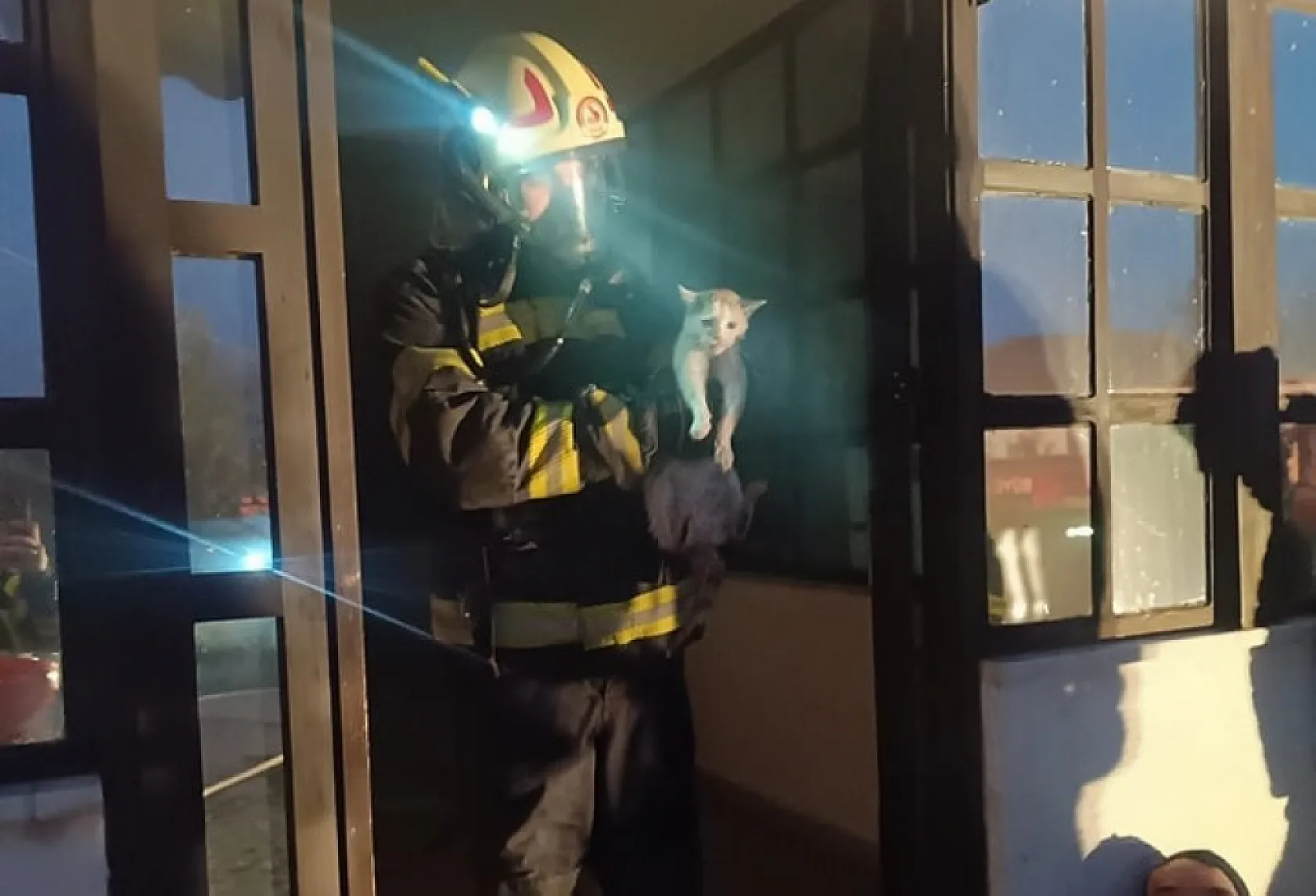Engelli Bakım Merkezinde korkutan yangın! Mahsur kalanlar son anda kurtarıldı