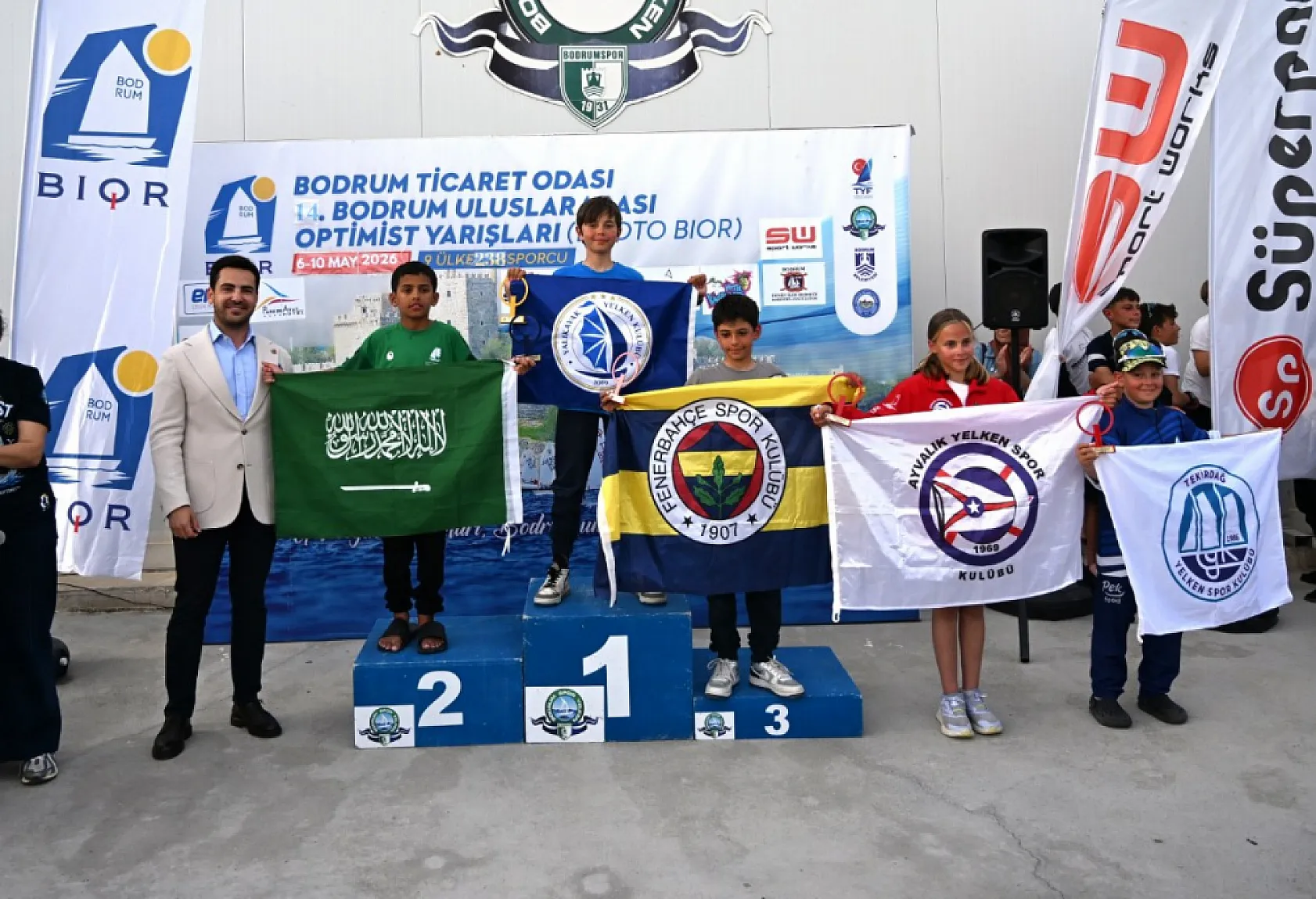 Bodrum Ticaret Odası 14. Bodrum Uluslararası Optimist Yarışları sona erdi