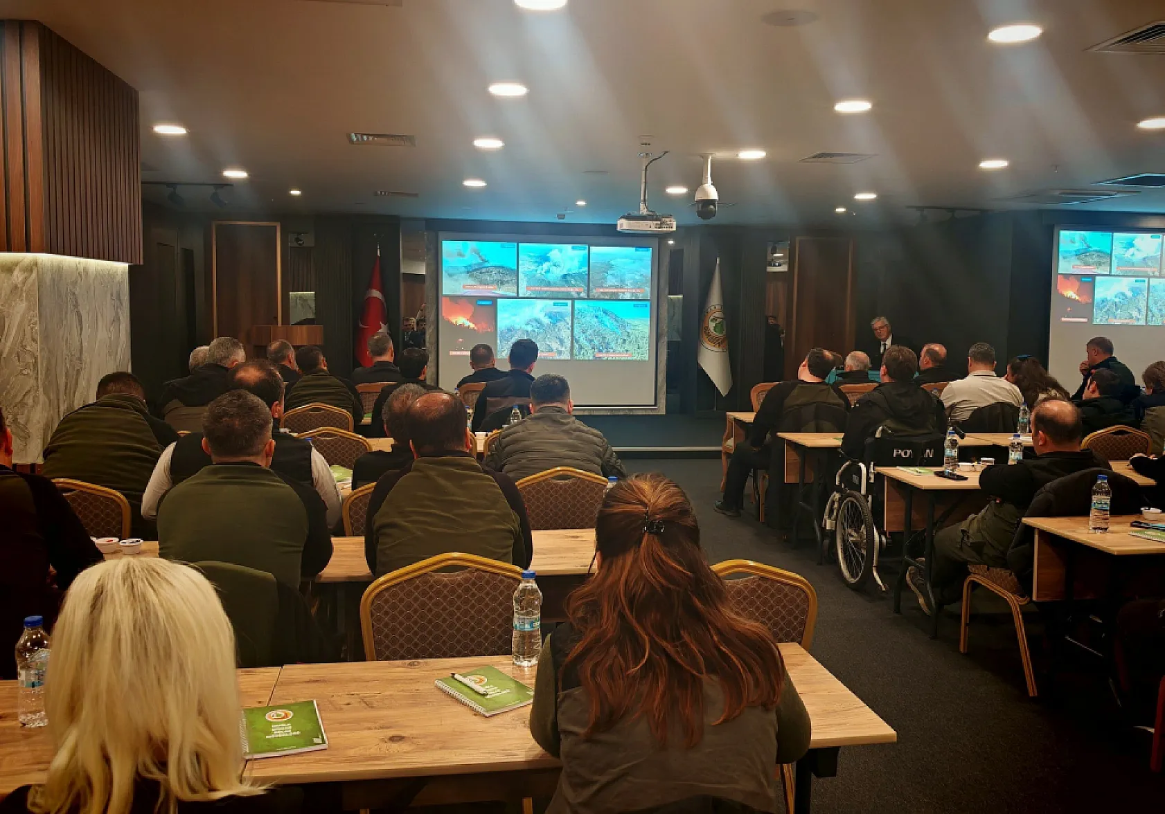Muğla'da teknik personellere yangın eğitimi verildi