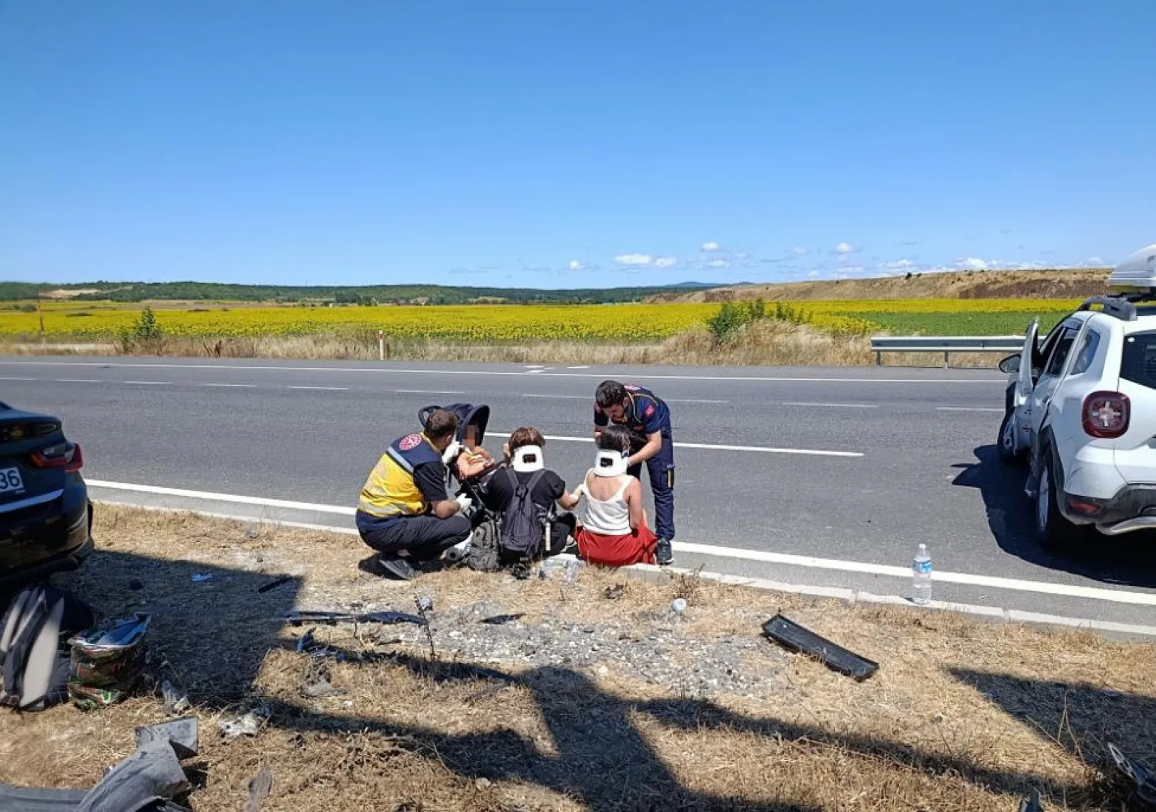 Feci trafik kazası: 2'si çocuk, 9 yaralı