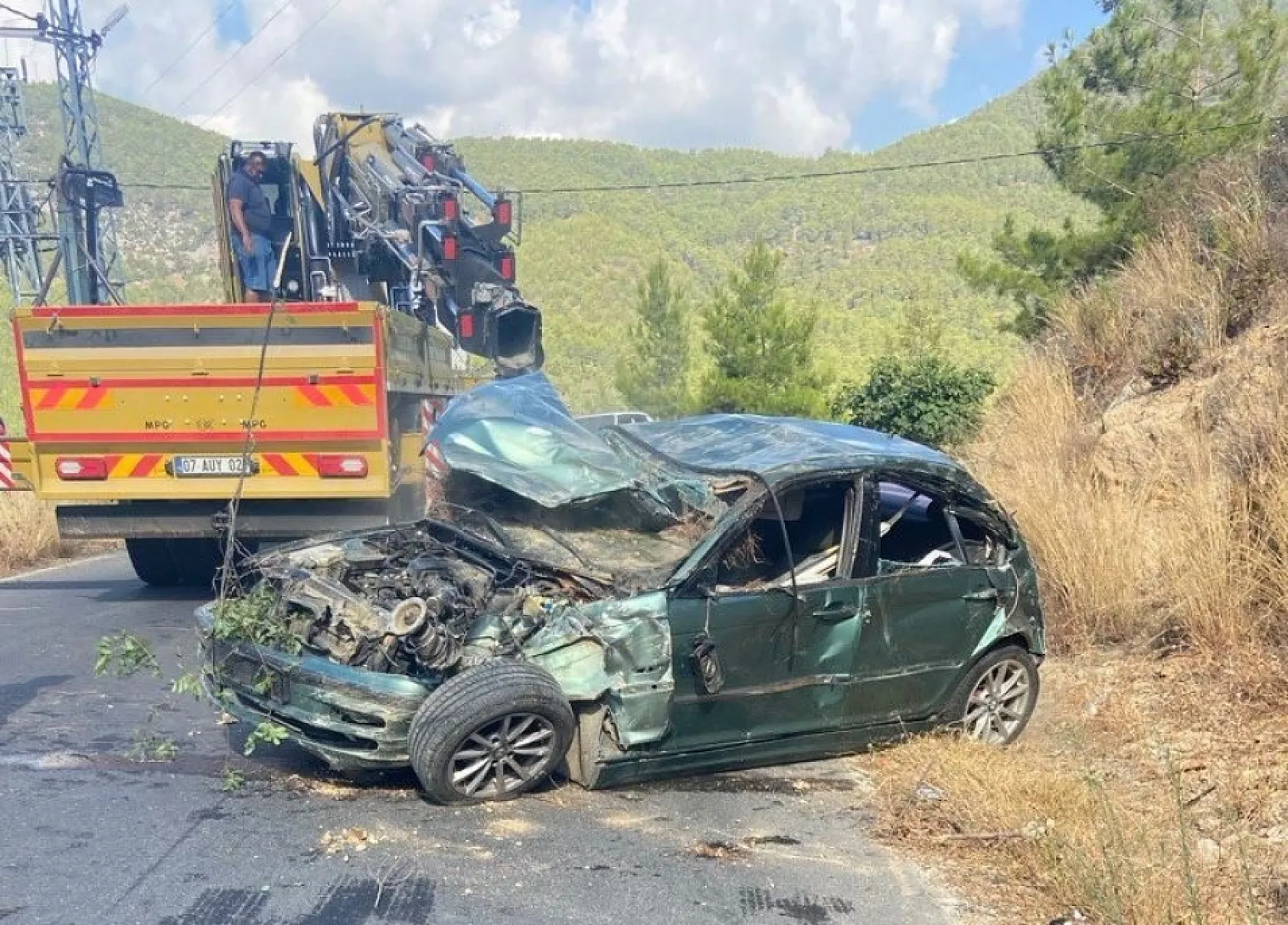 Yayla yolunda feci kaza: 17 yaşındaki çocuk hayatını kaybetti