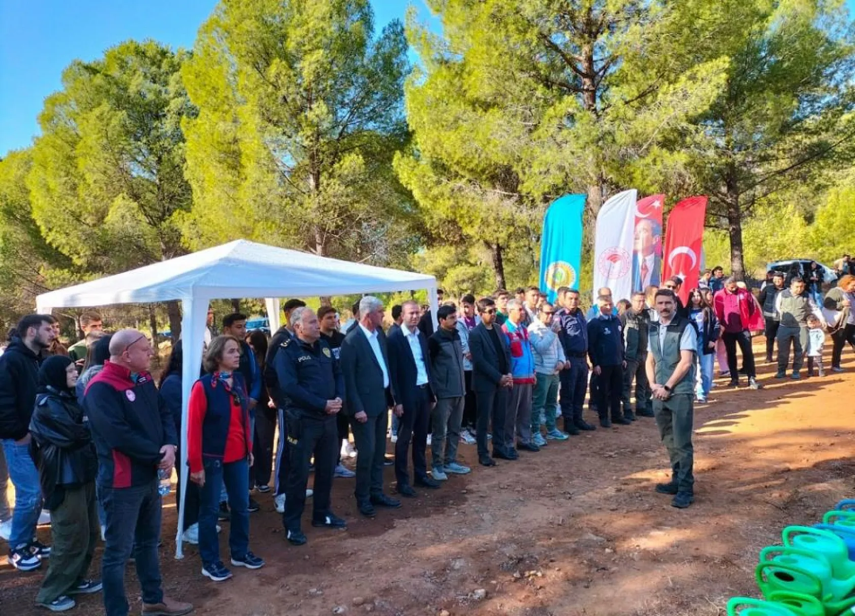 Köyceğiz'de bin 111 fidan dikildi