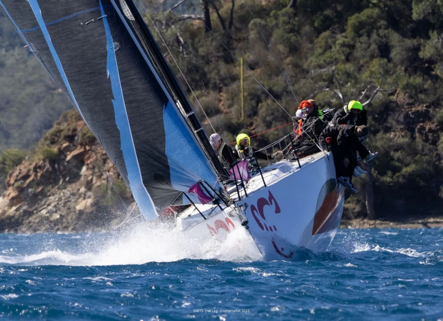 Yat yarışlarında Göcek Kış Trofesi'nin ikinci ayağı, Fethiye'de tamamlandı