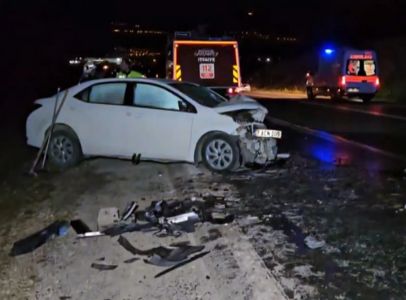 Feci kaza baba ile oğlunu hayattan kopardı