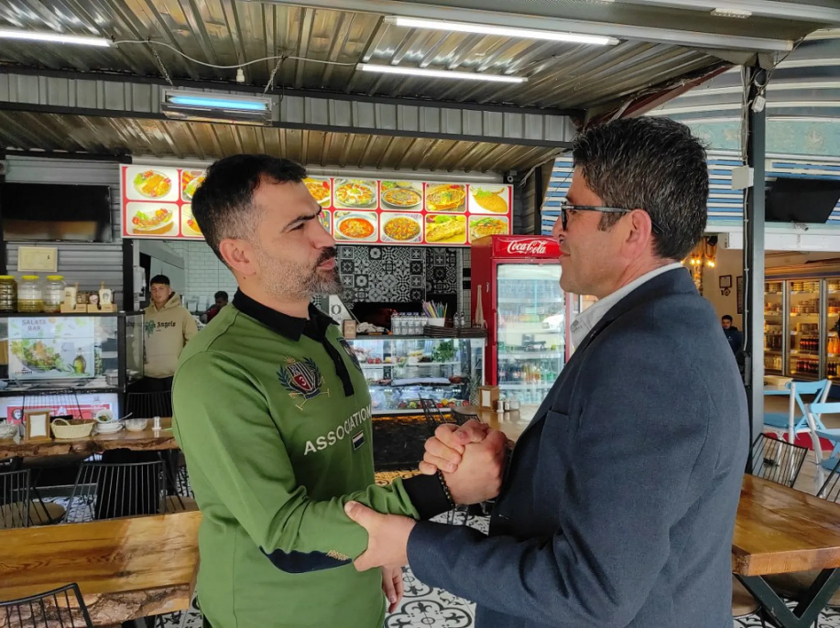 Aday Kökten, Esnaf Ziyaretlerinde Bulundu