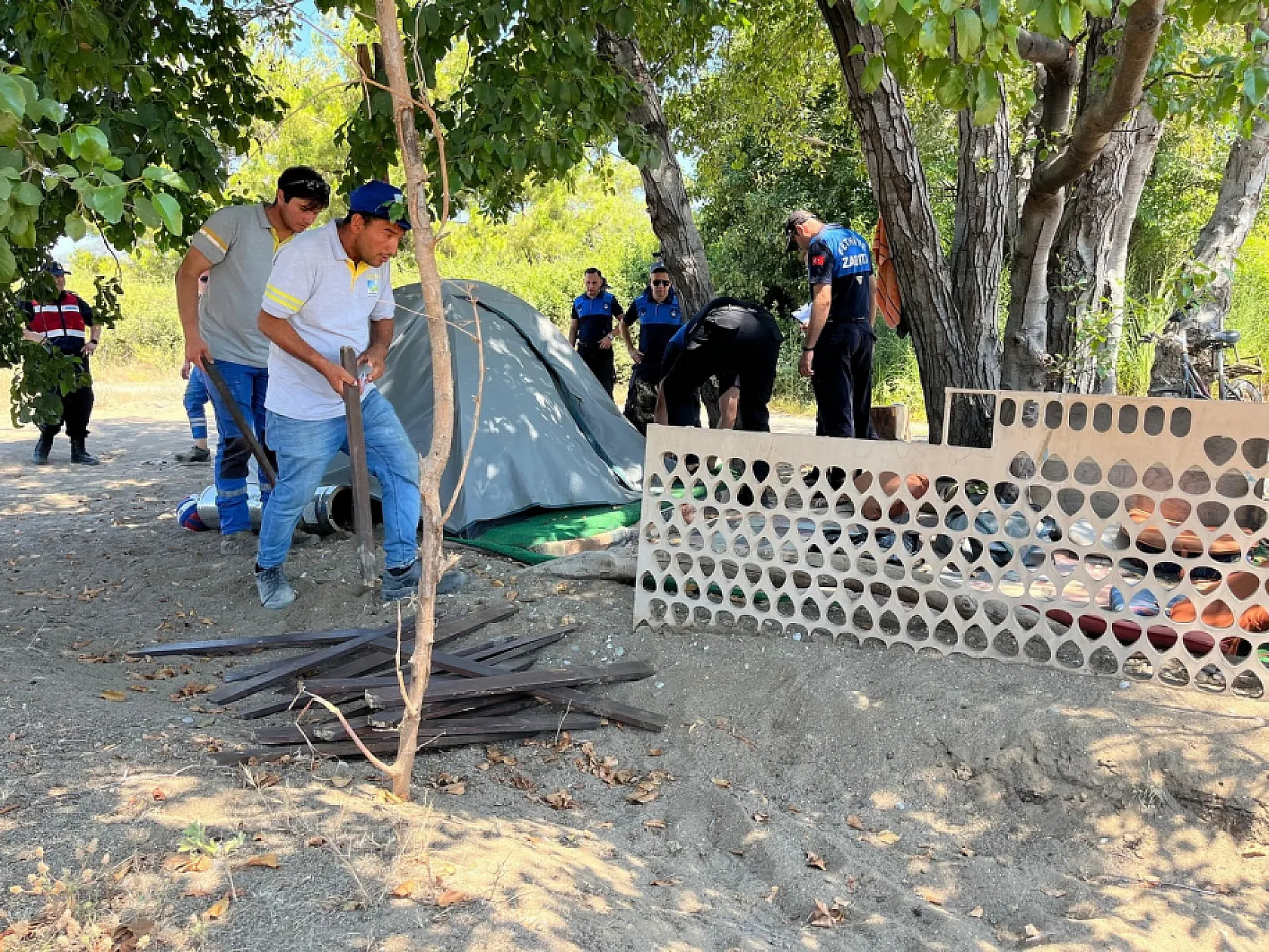 Fethiye Belediyesi'nden Ormanlık Alanlarda Çadır Denetimi