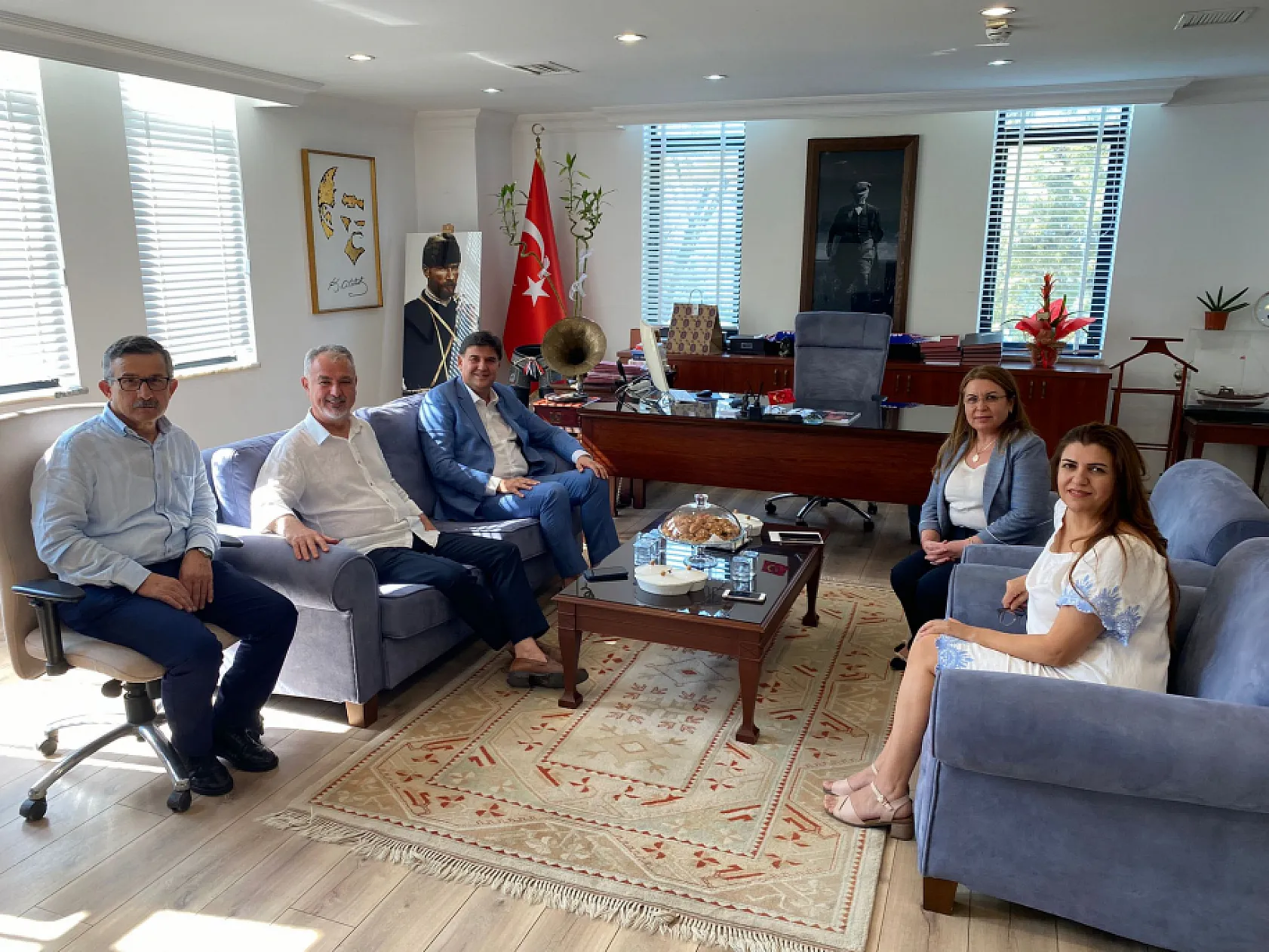 CHP Genel Başkan Yardımcısı Karaca'dan Fethiye Belediye Başkanı Karaca'ya ziyaret