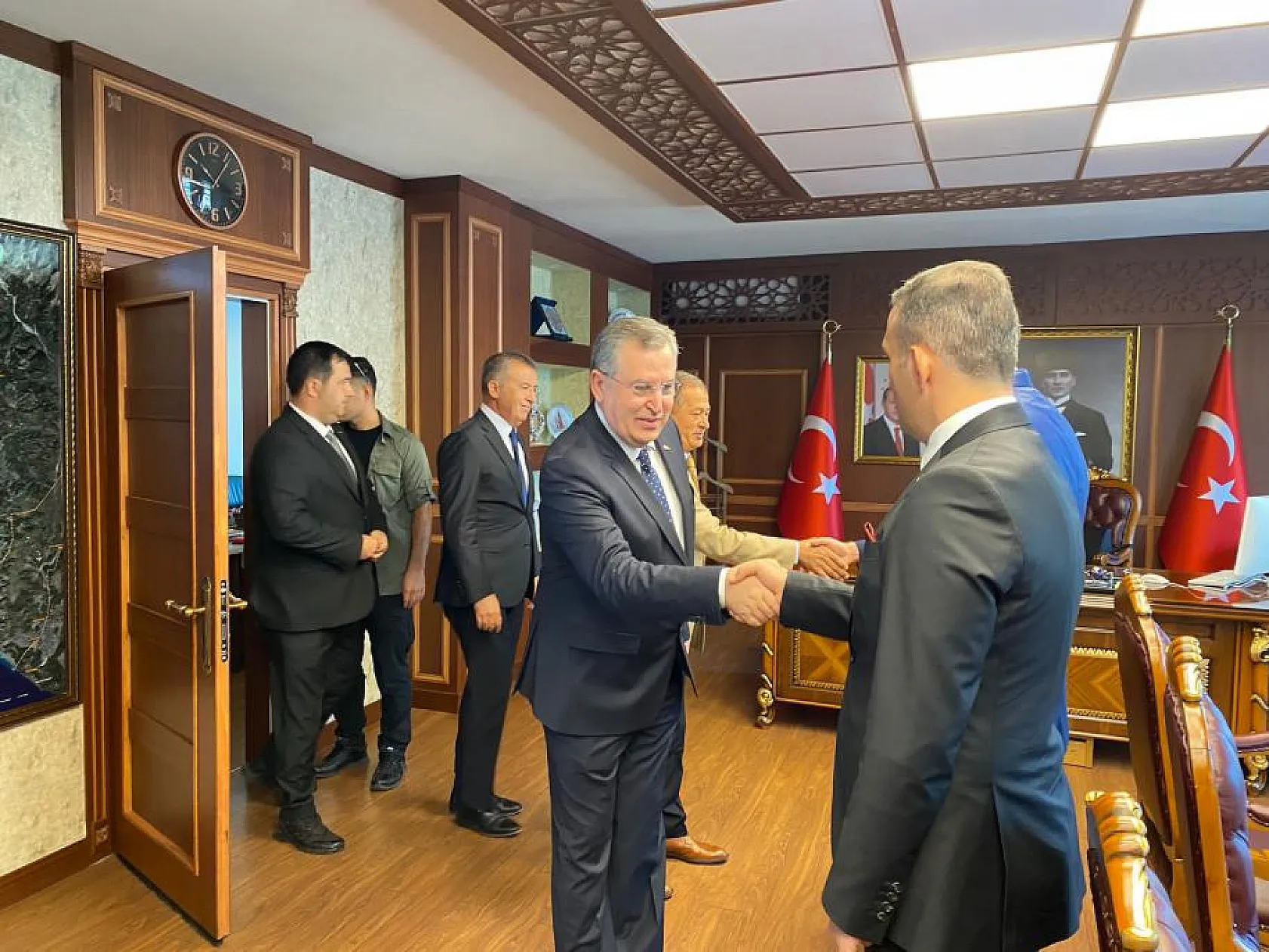 Fethiye'de protokol bayramlaşması