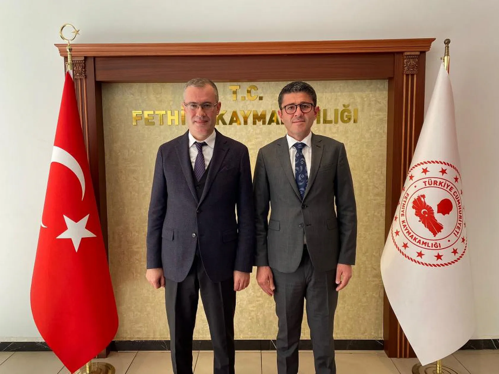 Aday Adayı Kökten, Kaymakam Ertaş'ı Ziyaret Etti