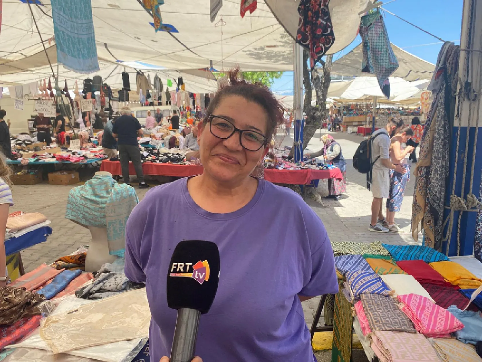 Pazarcı Ebru Korkmaz, 'Polonyalılar da Fethiye Salı Pazarı'nı tercih ediyor'
