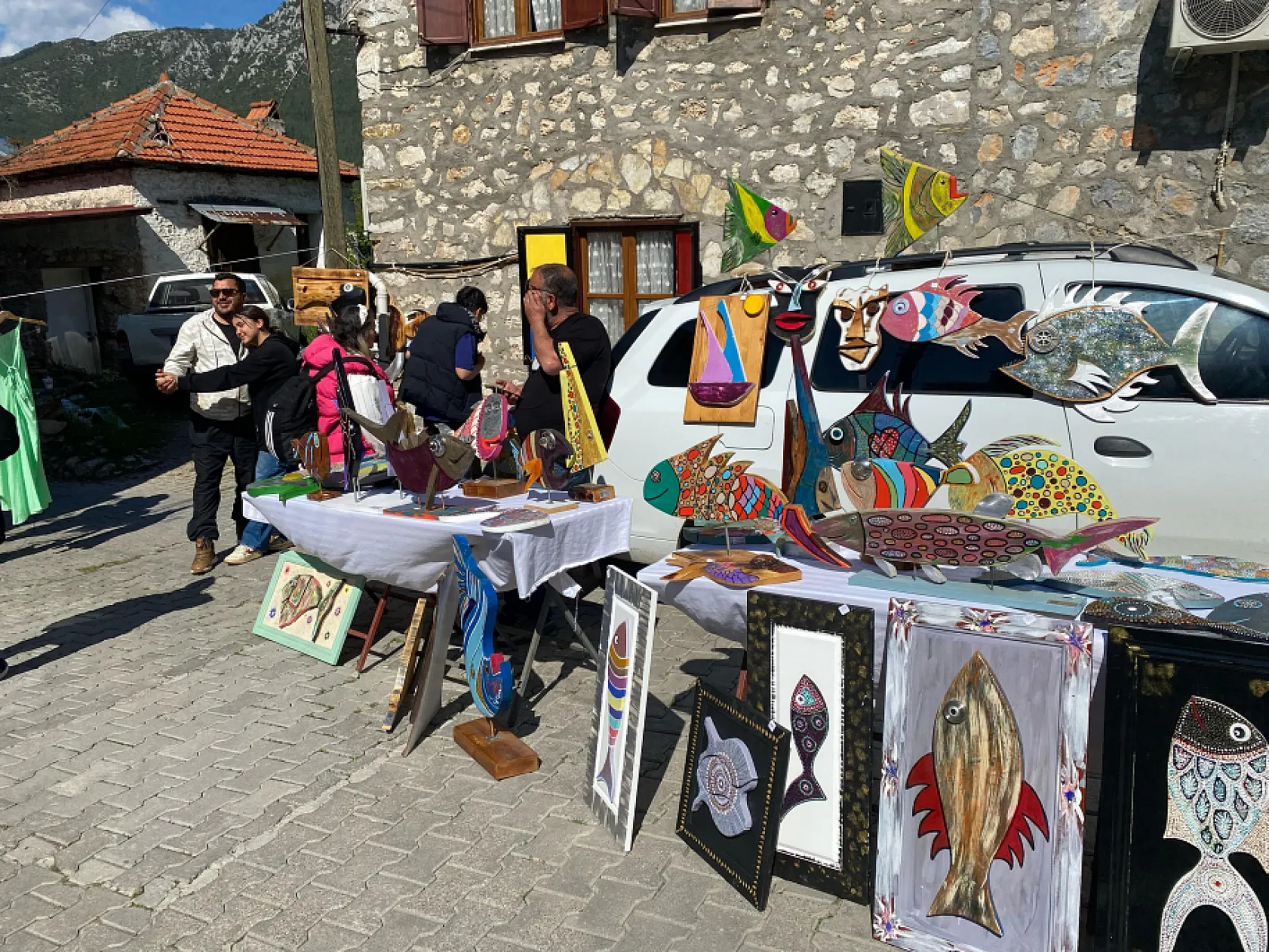 Fethiye Yeşilüzümlü Dastar ve Kuzugöbeği Festivali'nde Esnaf Yıldırım, 'Katıldığımıza Değdi'