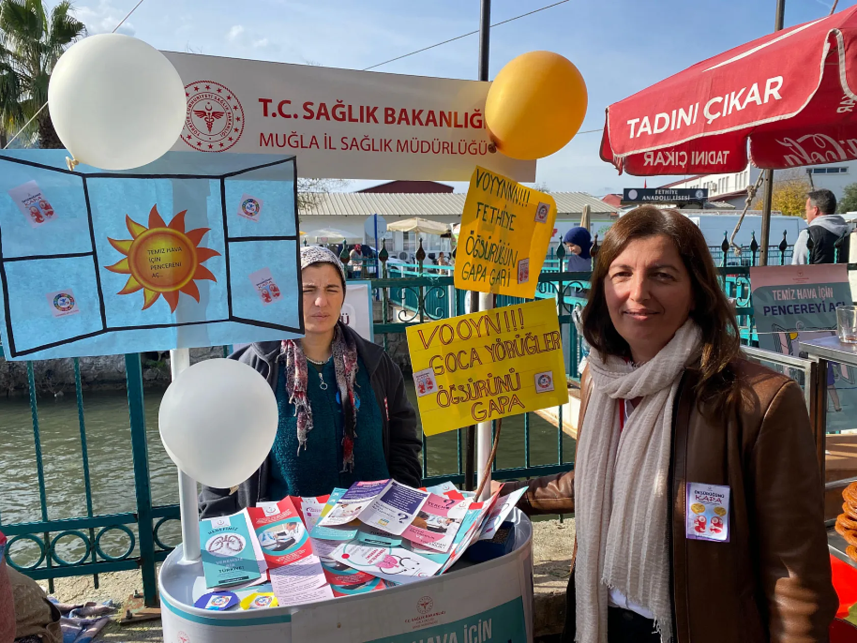 Fethiye'de Vatandaşlar Verem Hastalığına Karşı Bilgilendirildi