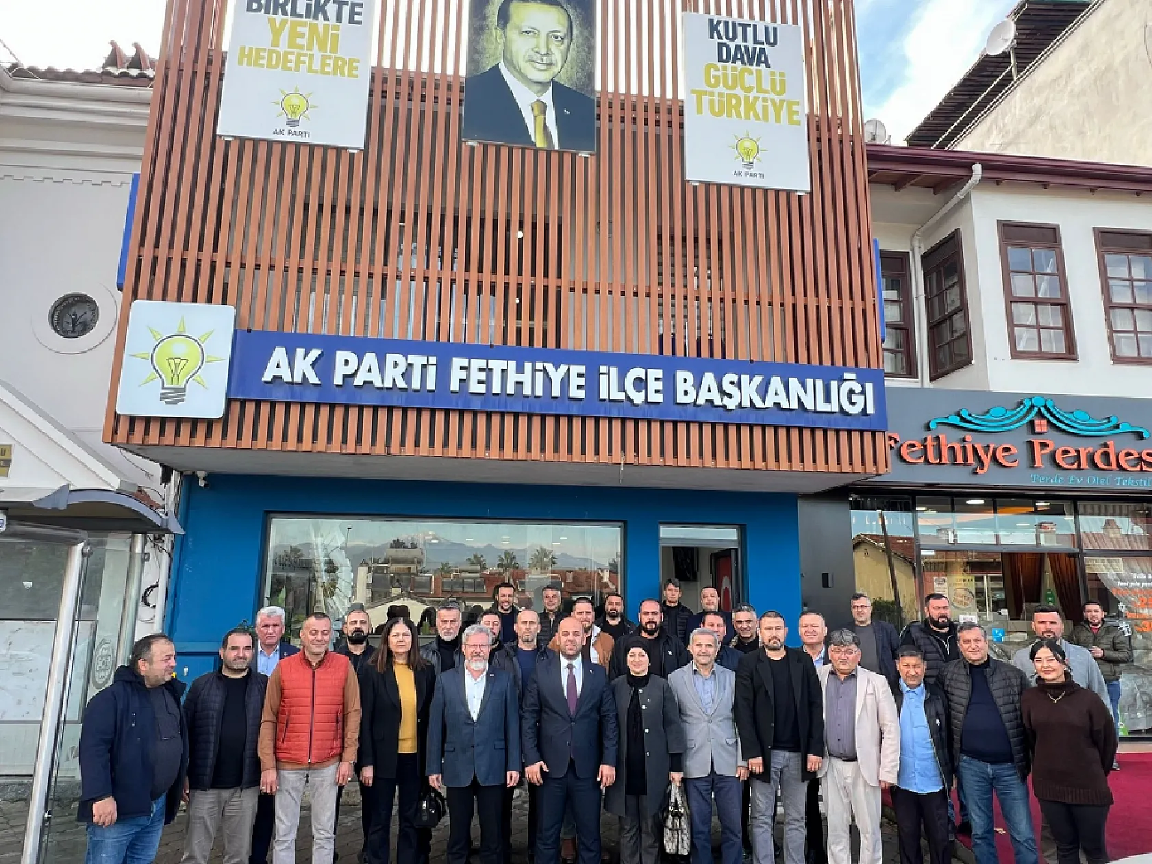 Fethiye MHP'den Fethiye AK Parti İlçe Başkanı Sarıhan'a Hayırlı Olsun Ziyareti