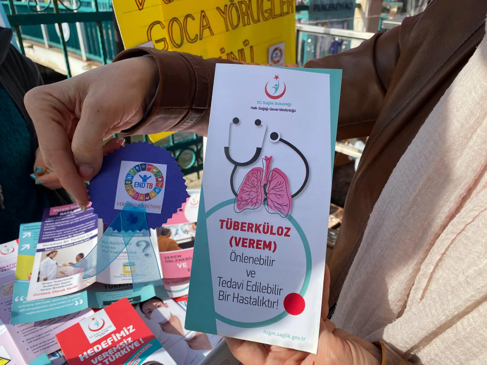 Fethiye'de Vatandaşlar Verem Hastalığına Karşı Bilgilendirildi