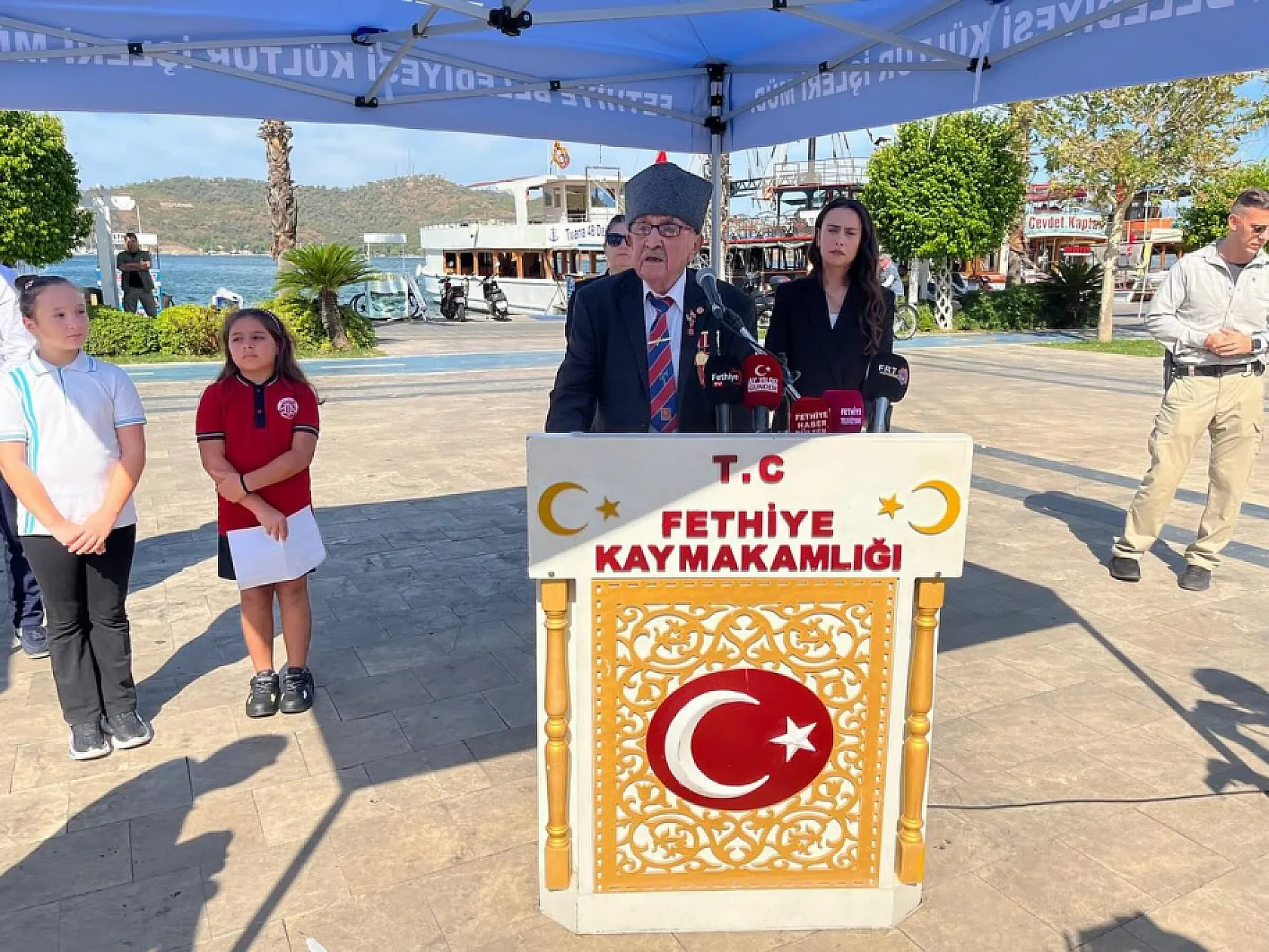 Fethiye'de 19 Eylül Gaziler Günü törenle kutlandı 