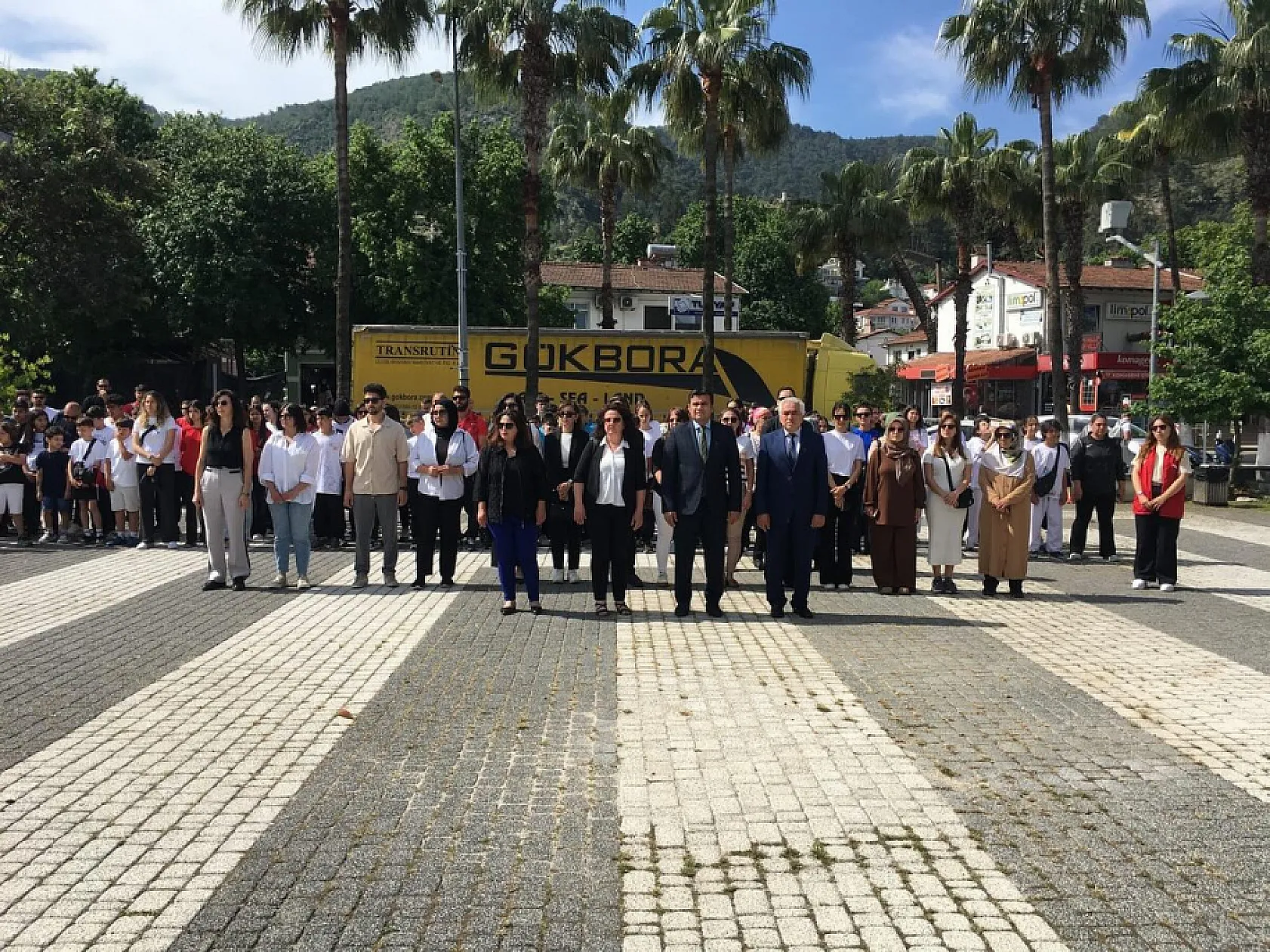 Fethiye'de 15-21 Mayıs Gençlik Haftası Çelenk Sunumu