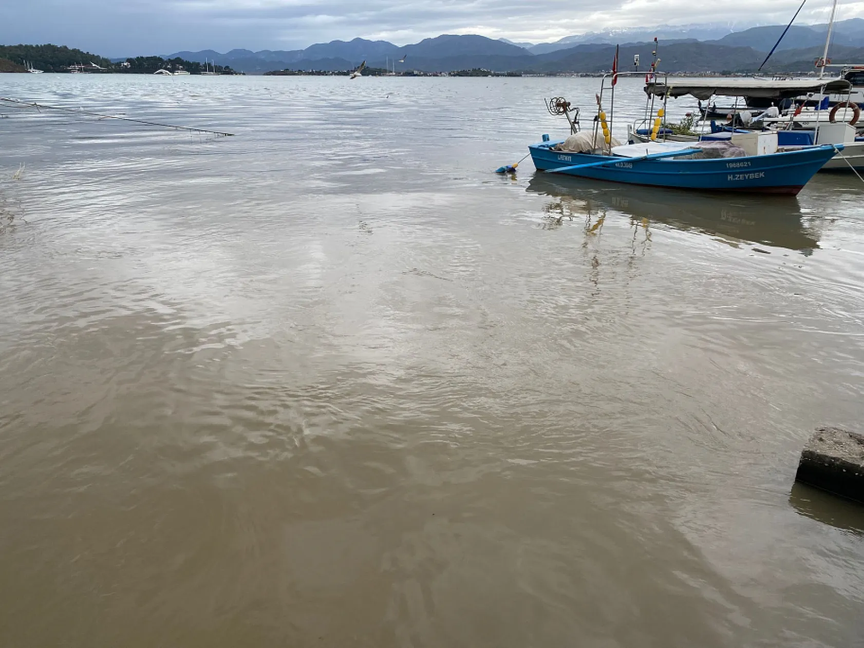 Fethiye Körfezi'nde Renk Değişimi: Şiddetli Yağışın Etkisi