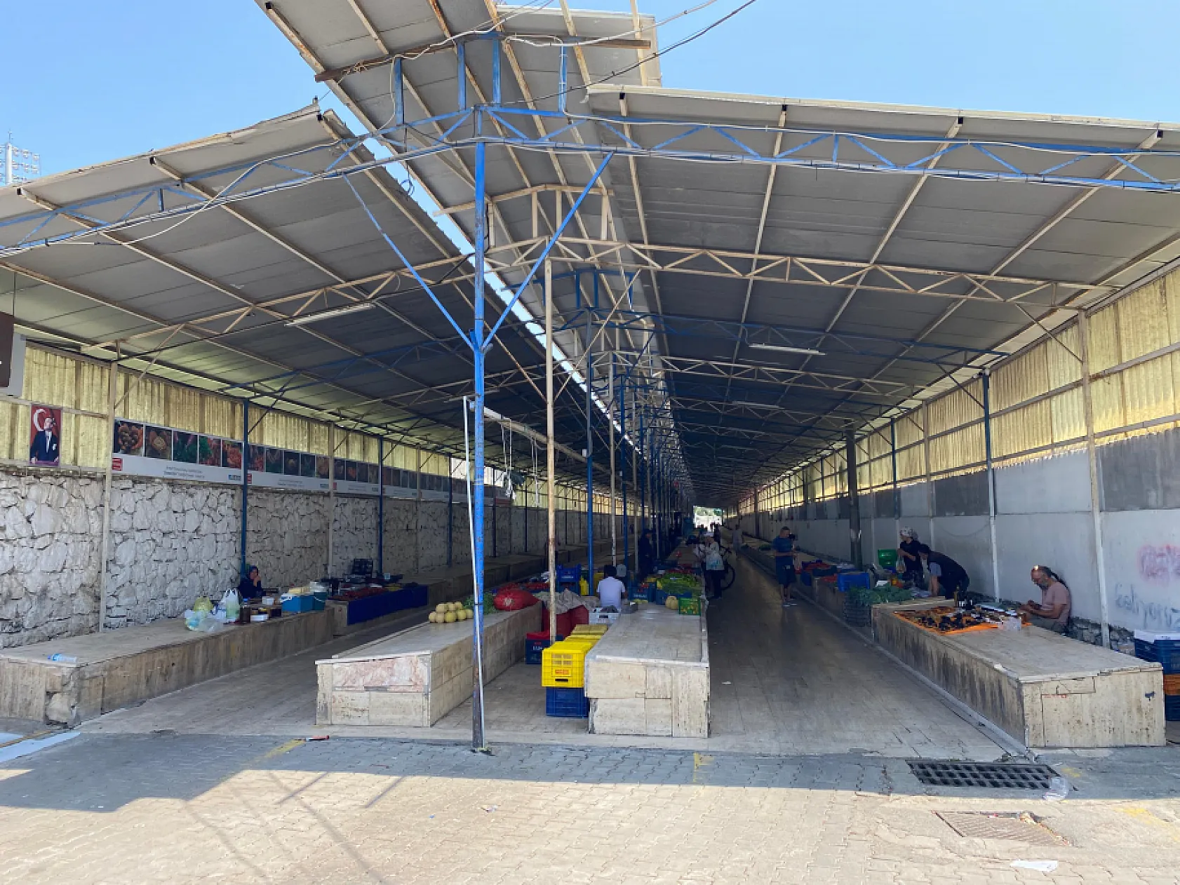 Bayramın İlk Gününde Fethiye Cuma Pazarı Sessiz