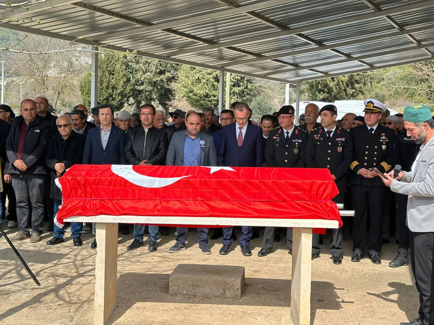 Kore Gazisi Seydikemer'de Son Yolculuğuna Uğurlandı
