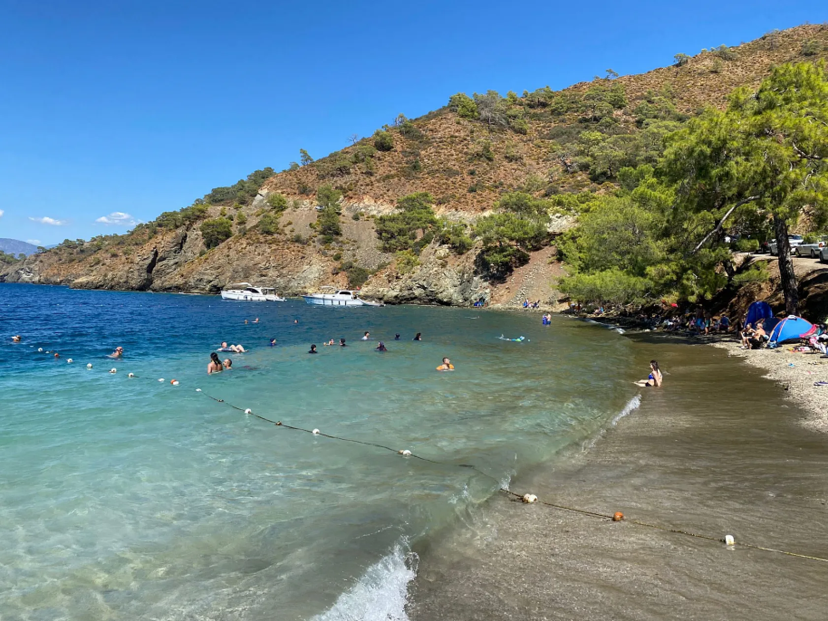 Fethiye'de tatil yapan tatilciden Rodos eleştirisi! 'Türkiye'nin koyları daha güzel ve uygun fiyatlı'
