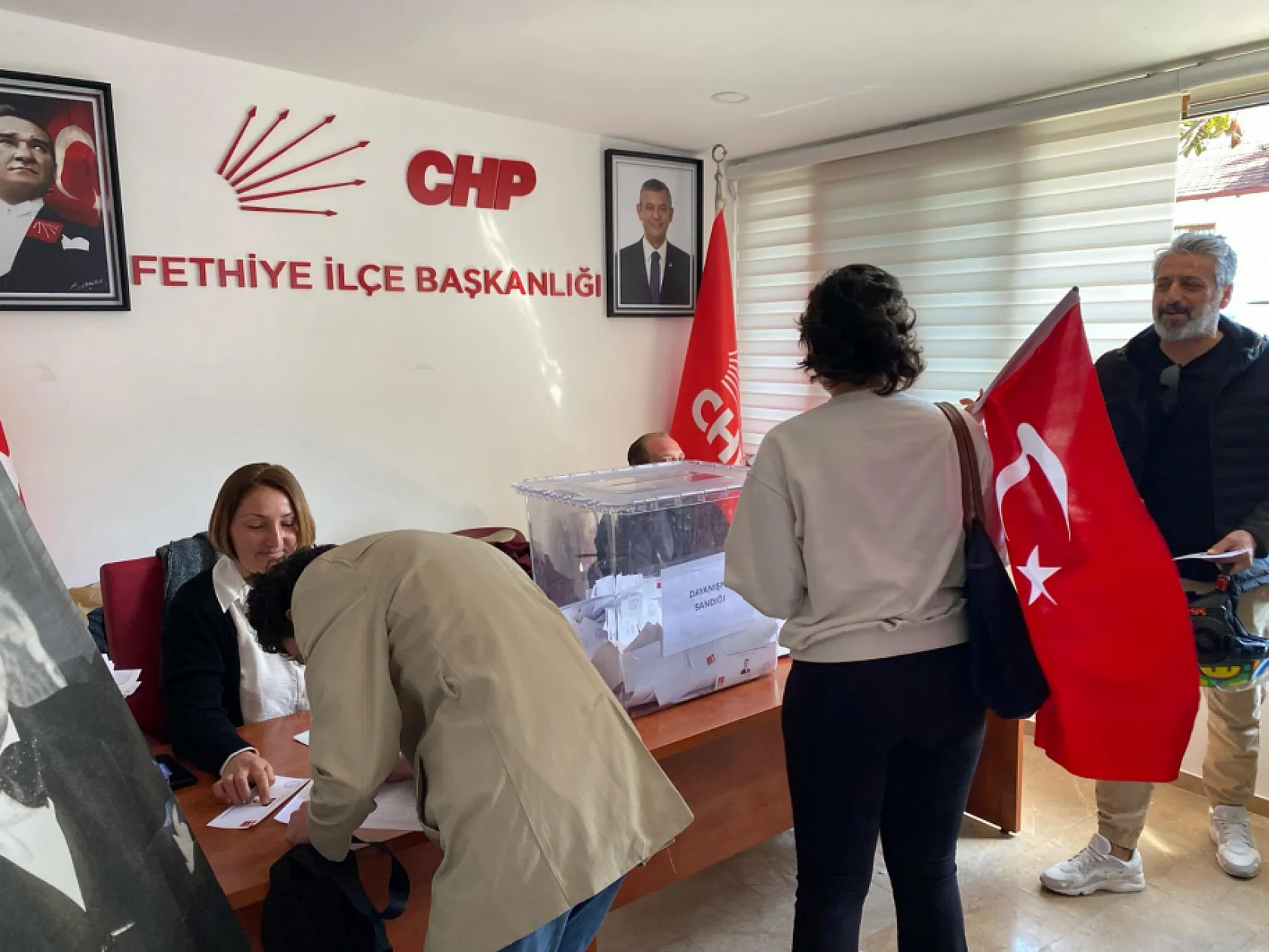 Fethiye'de 31.856 kişi oy kullandı