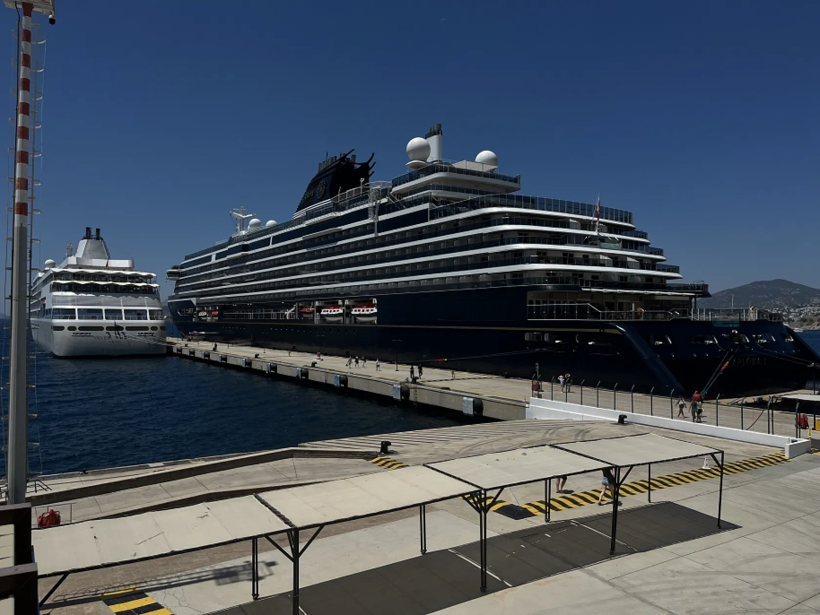 Bodrum Cruise Port 256 binden fazla yolcuyu ağırladı