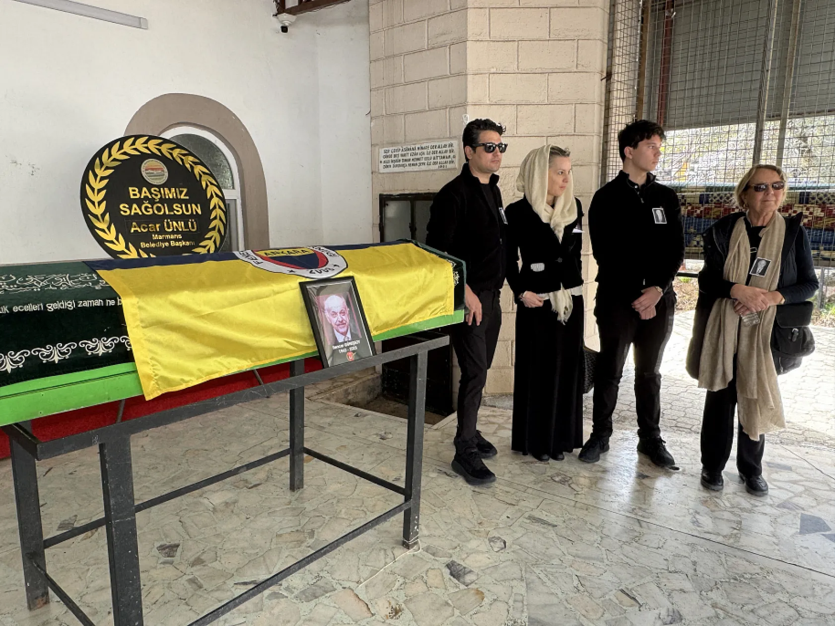 Gazeteci Sencer Güneşsoy, Marmaris'te son yolculuğuna uğurlandı