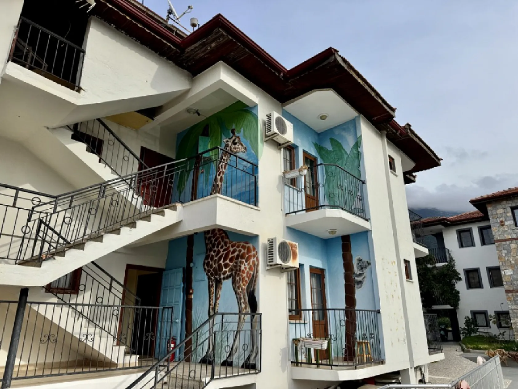 'Grafiti' sanatçısı Axel Mengü, Fethiye'ye renk katıyor
