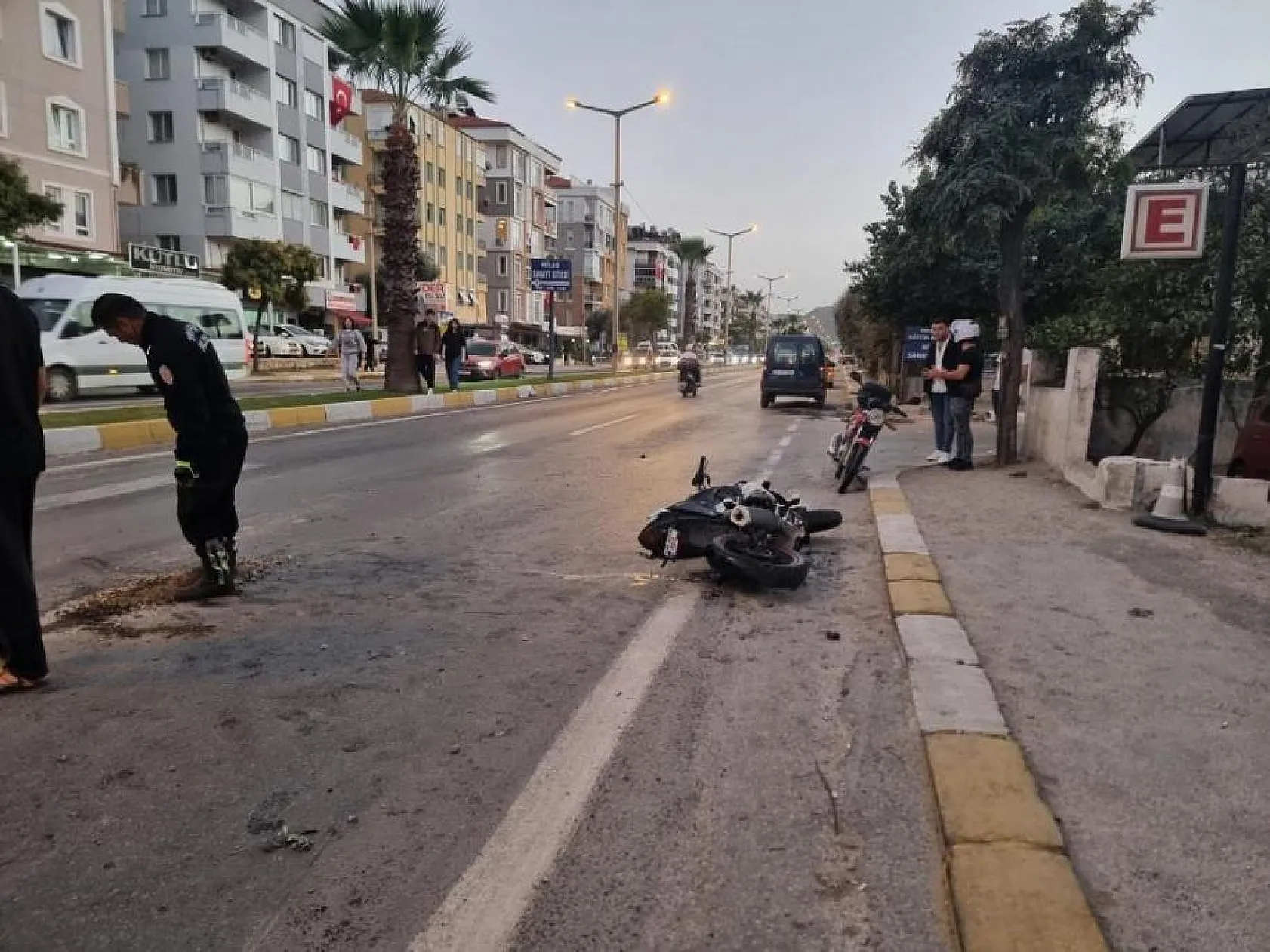 Motosiklet Kazasında 2 Yaralı
