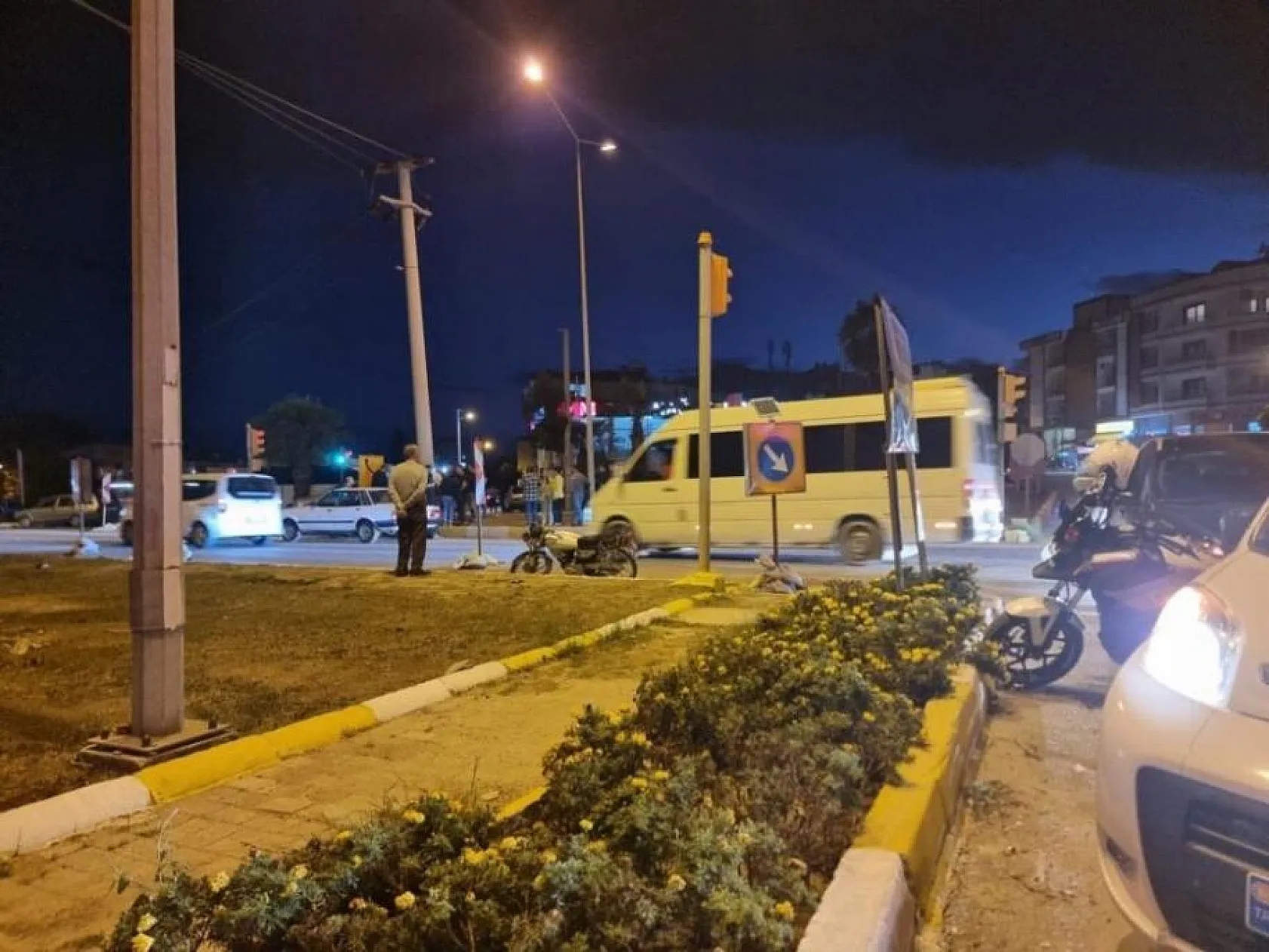Trafik kazasında 1 çocuk yaralandı